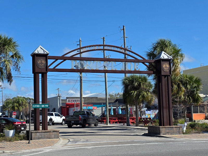 Port St. Joe Sign Photo